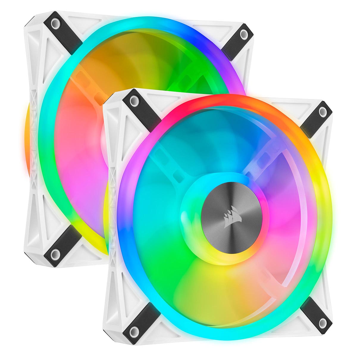 CORSAIR QL140 RGB White 140mm PWM �ǥ奢��ե��󥭥å�