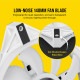 CORSAIR QL140 RGB White 140mm PWM �ǥ奢��ե��󥭥å�