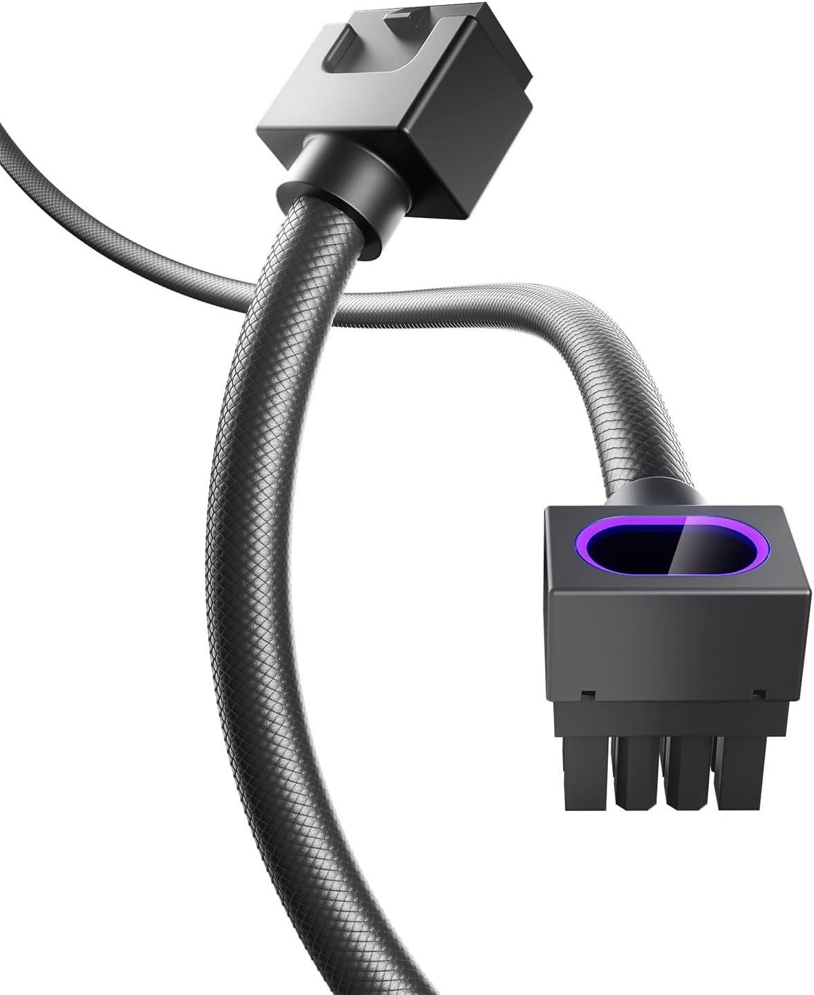 ASIAHORSE Hydrus ARGB PSU Extension Cable 8PIN-CPU 30CM Black