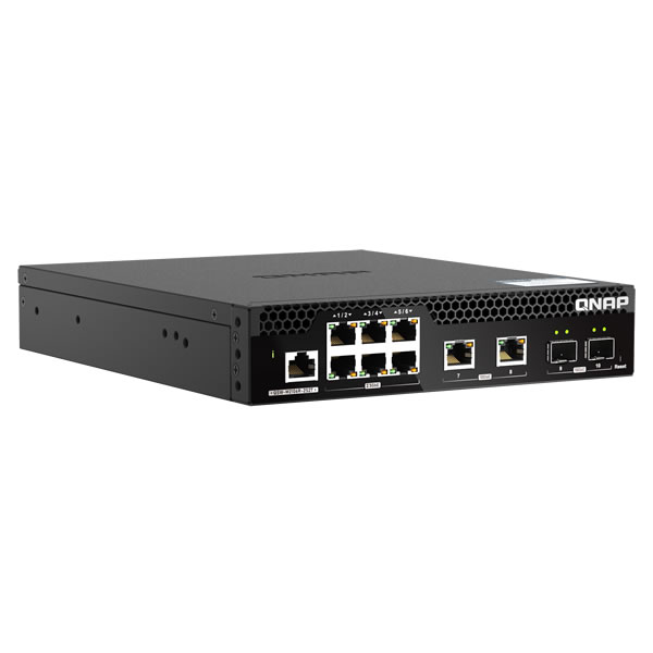 QNAP QSW-M2106R-2S2T��2.5G 6�ݡ��� 10GbE 2�ݡ��� Web�ޥ͡����ɥ����å�