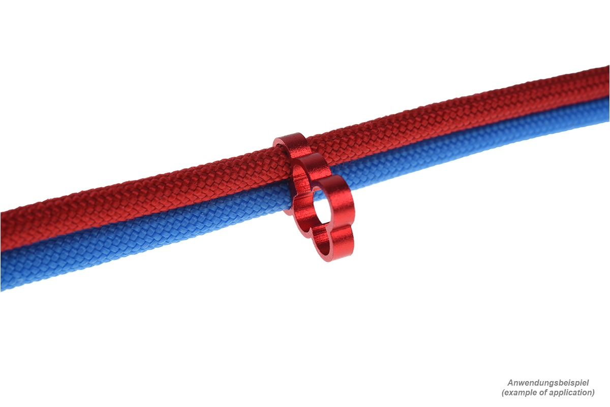 ACool Eiskamm Alu X6 - 4mm red - 4 pcs