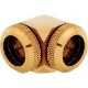 CORSAIR Hydro X Series XF Hardline 90�� 14mm OD Fitting Twin Pack - Gold