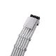 CableMod RT-Series Pro ModMesh Sleeved 12VHPWR PCI-e Cable for ASUS and Seasonic - WHITE (CM-PRTS-16P3-N60KW-5PW-R)