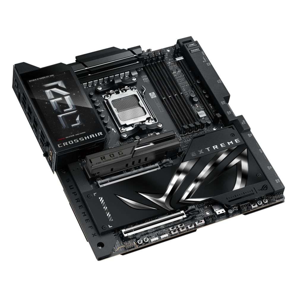ROG CROSSHAIR X870E EXTREME AMD AM5 マザー ASUSのゲーミングブランドのRepublic of Gamersより、AMD AM5