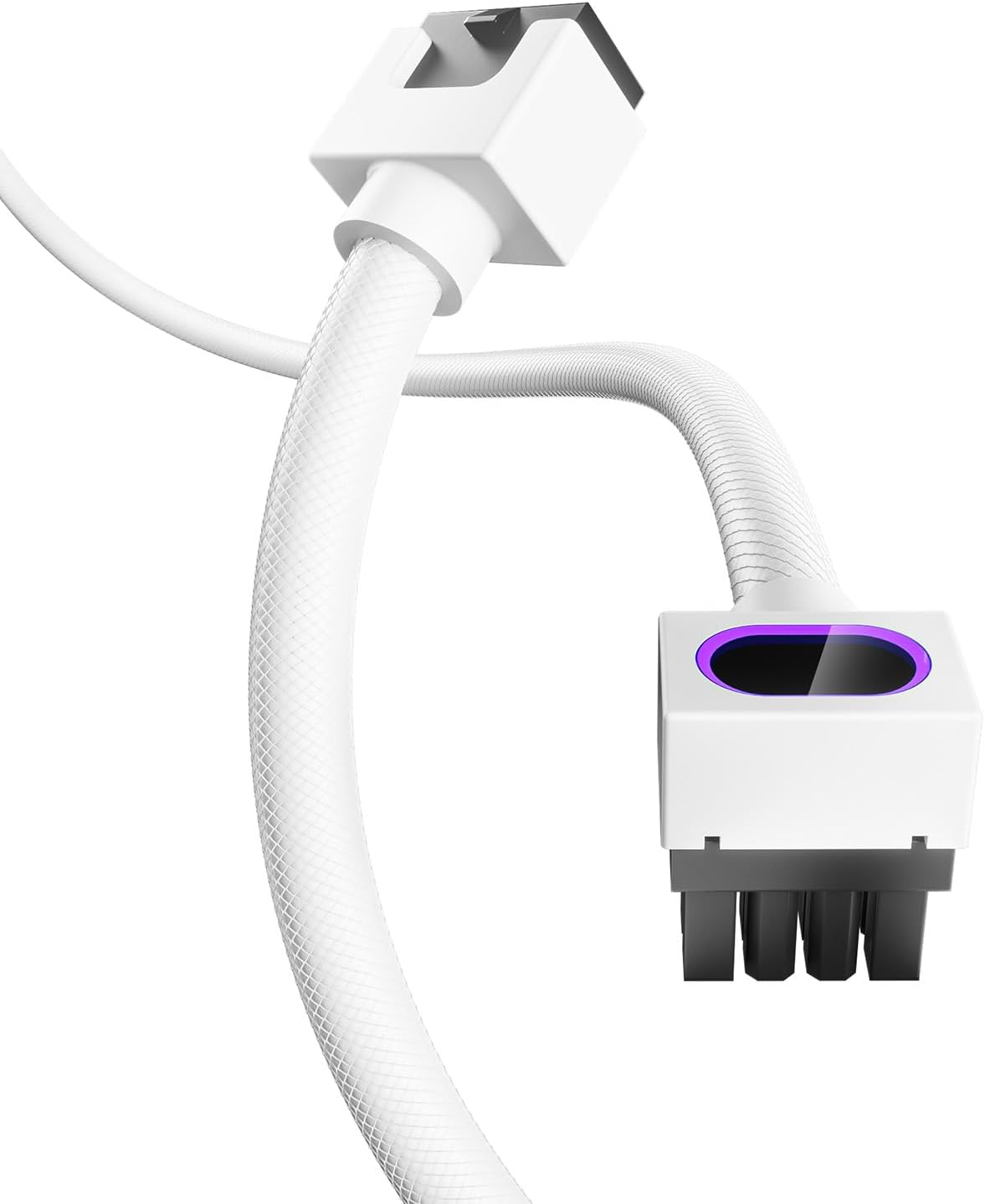 ASIAHORSE Hydrus ARGB PSU Extension Cable 8PIN-CPU 30CM White