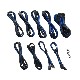 CableMod PRO ModMesh C-Series RMi & RMx Cable Kit - BLACK / BLUE (CM-PCSR-FKIT-NKKB-R)