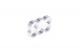 ACool Eiskamm Alu X6 - 4mm silver - 4 pcs