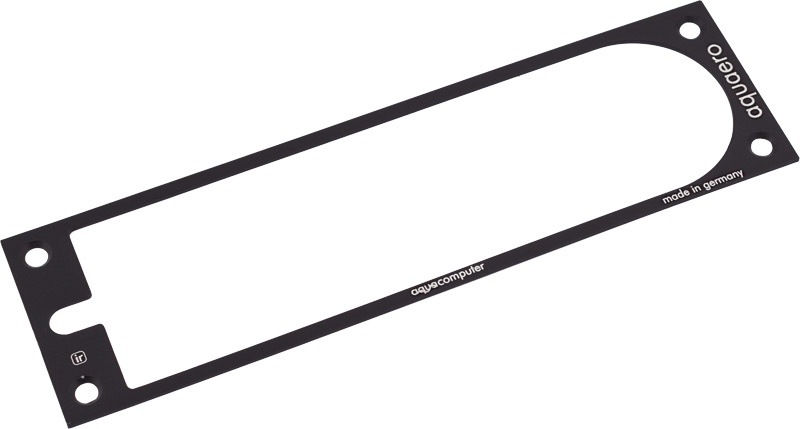 aquacomputer Front plate for aquaero 5 und 6 XT (only art. 53125 and 53146!) aluminum black