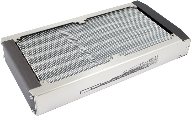 aquacomputer airplex radical 2/240, aluminum fins