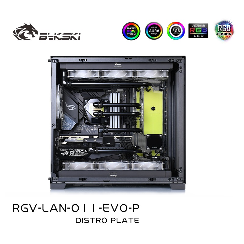 Bykski RGV-LAN-O11-EVO-P DISTRO PLATE