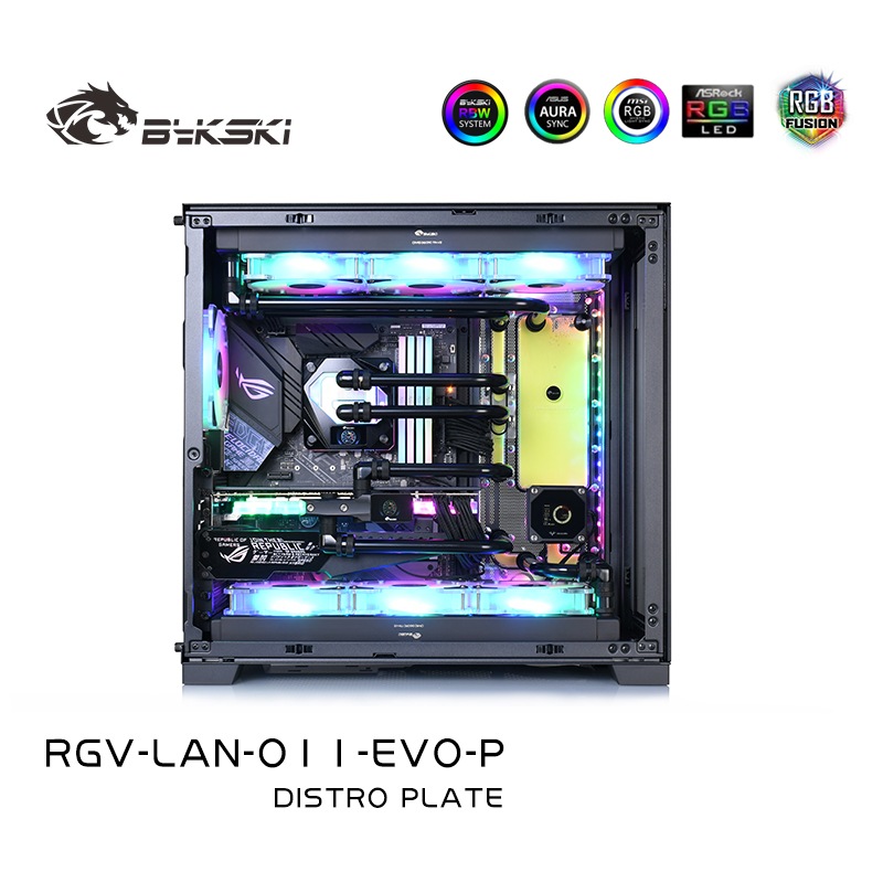 Bykski RGV-LAN-O11-EVO-P DISTRO PLATE