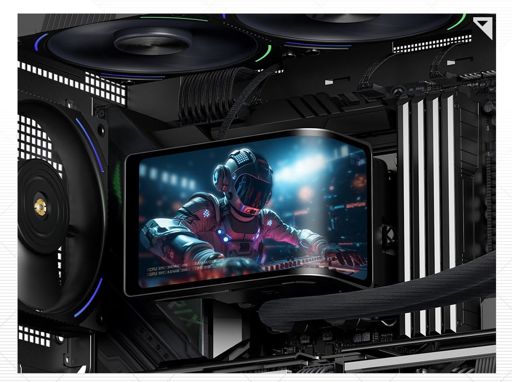 並行輸入品】 Thermalright Wonder Vision 360 Turbo ARGB BLACK | PC