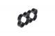 ACool Eiskamm Alu X8 - 4mm black - 4 pcs