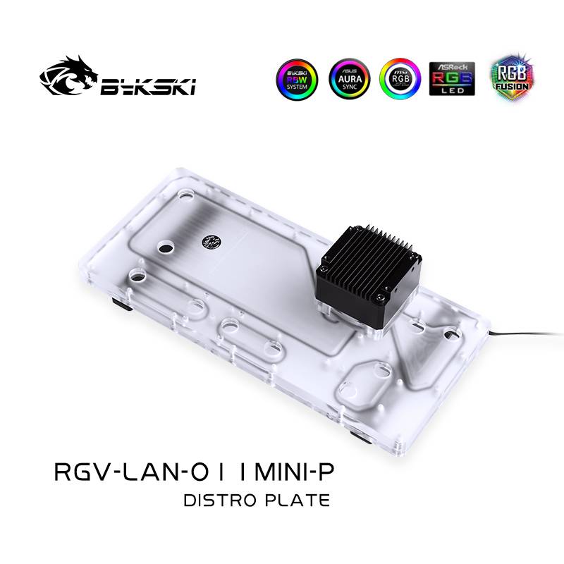 Bykski RGV-LAN-O11MINI-P DISTRO PLATE