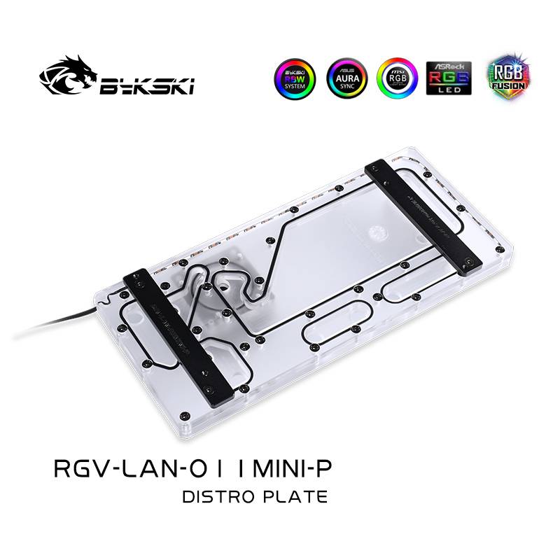 Bykski RGV-LAN-O11MINI-P DISTRO PLATE