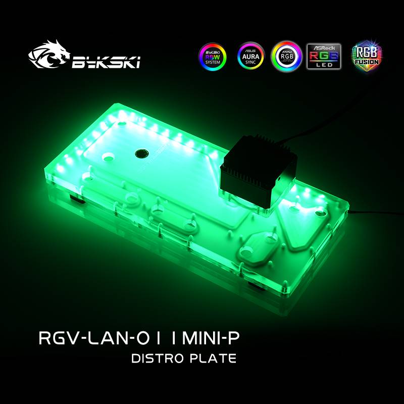 Bykski RGV-LAN-O11MINI-P DISTRO PLATE