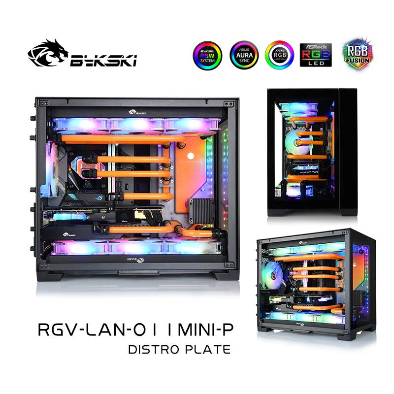 Bykski RGV-LAN-O11MINI-P DISTRO PLATE