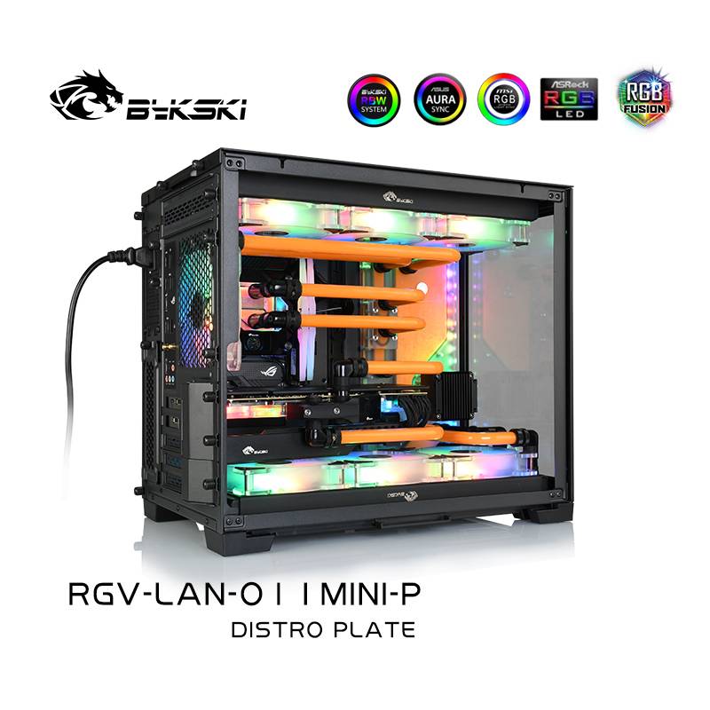 Bykski RGV-LAN-O11MINI-P DISTRO PLATE