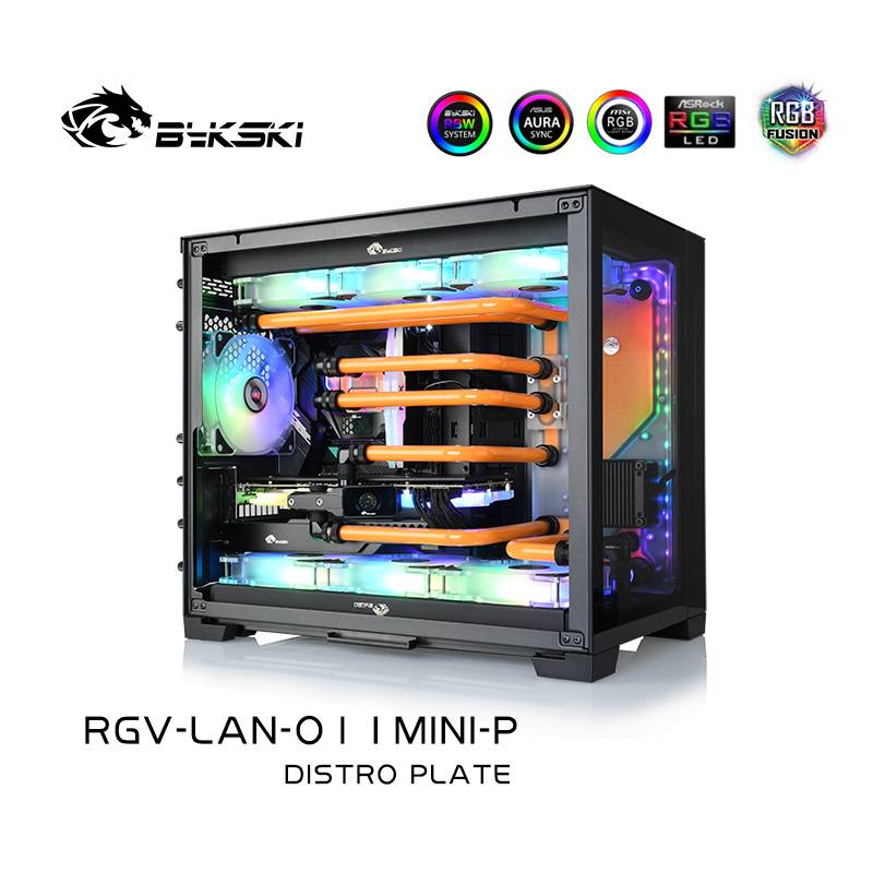 Bykski RGV-LAN-O11MINI-P DISTRO PLATE