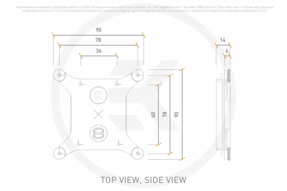 �ڼ�󤻾��ʡ�Ǽ���׳�ǧ�� EK WaterBlocks EK-Quantum Velocity2 ILM Replacement - 1700