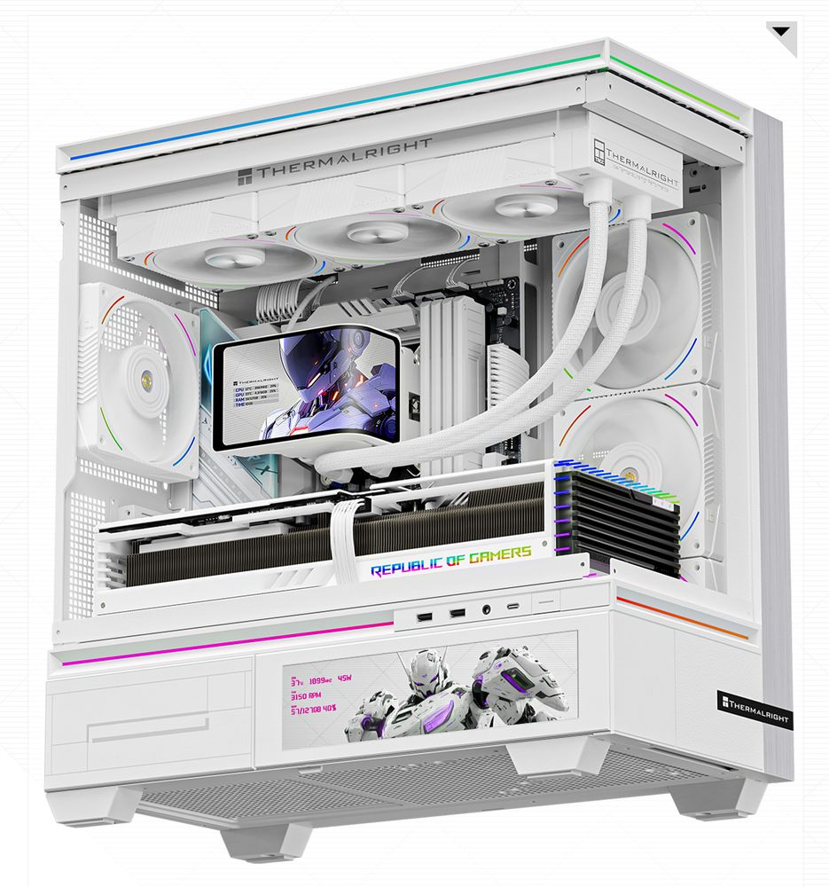 並行輸入品】 Thermalright Wonder Vision 360 Turbo ARGB WHITE | PC