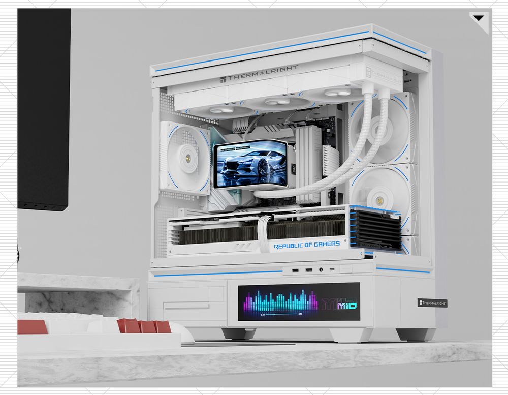 並行輸入品】 Thermalright Wonder Vision 360 Turbo ARGB WHITE | PC