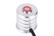 ACool Powerbutton with push-button 19mm red lighting - Chrome