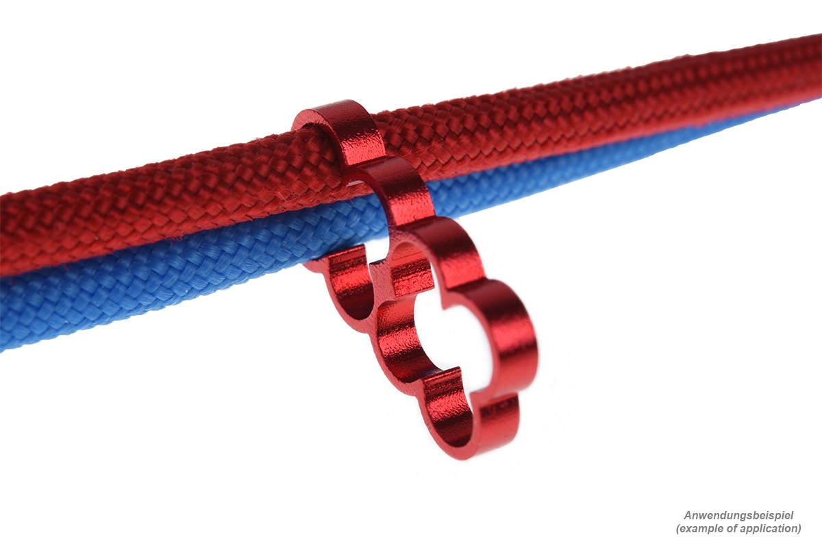 ACool Eiskamm Alu X8 - 4mm red - 4 pcs