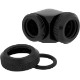 CORSAIR Hydro X Series XF Hardline 90�� 12mm OD Fitting Twin Pack - Black