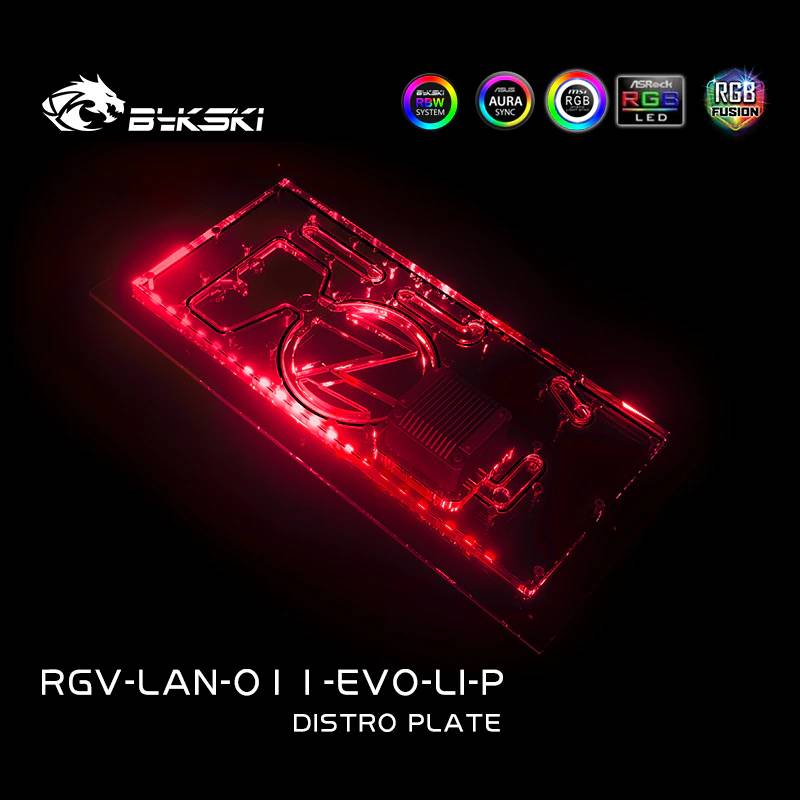 Bykski RGV-LAN-O11-EVO-LI-P DISTRO PLATE