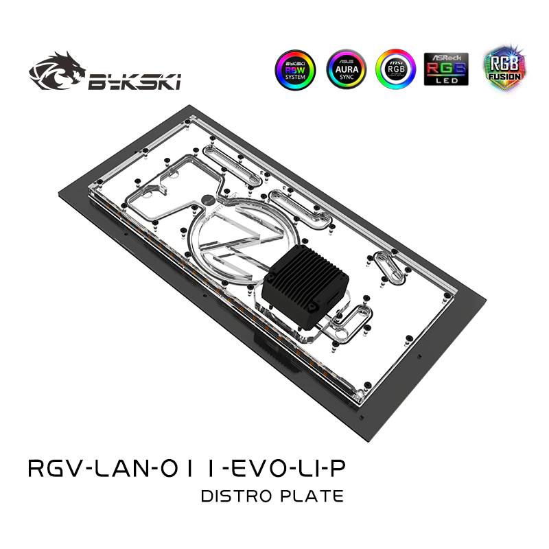 Bykski RGV-LAN-O11-EVO-LI-P DISTRO PLATE