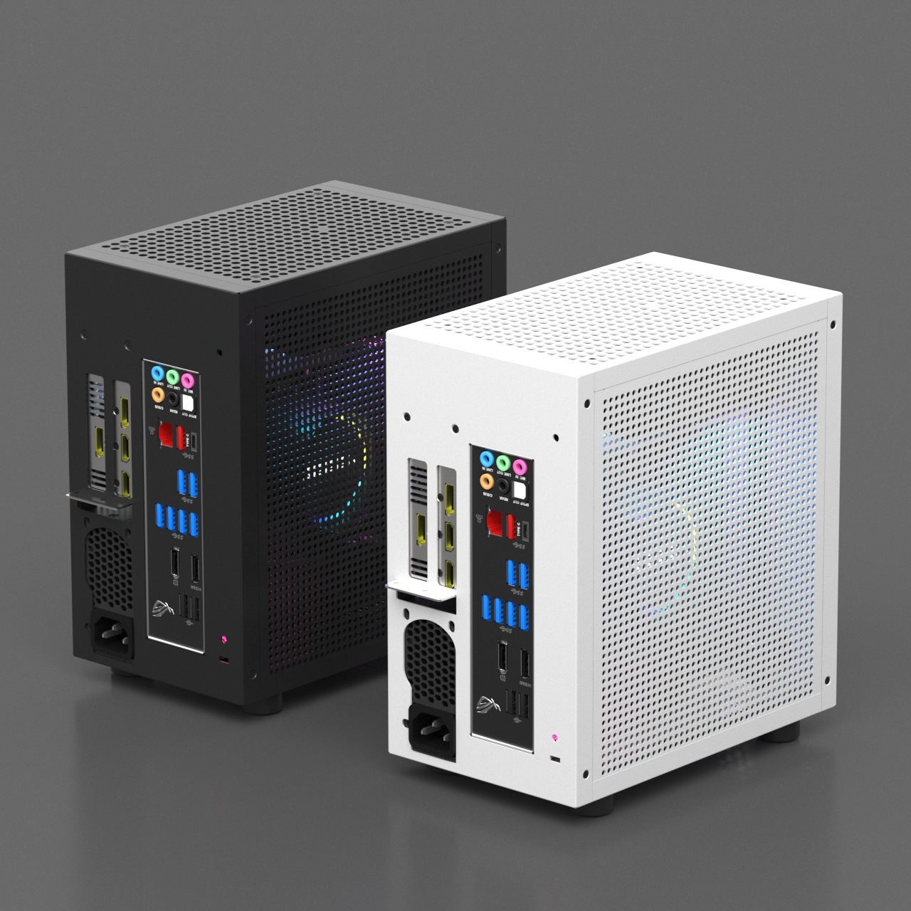 GEEEK M21 MINI-ITX CASE White | PCパーツ,PCケース,Mini-ITX