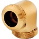 CORSAIR Hydro X Series XF Hardline 90�� 12mm OD Fitting Twin Pack - Gold