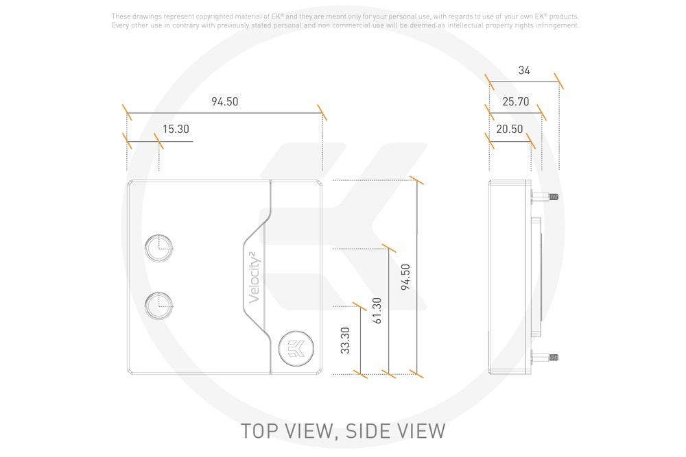 ڼ󤻾ʡǼ׳ǧ EK WaterBlocks EK-Quantum Velocity2 D-RGB - 1700 White Edition