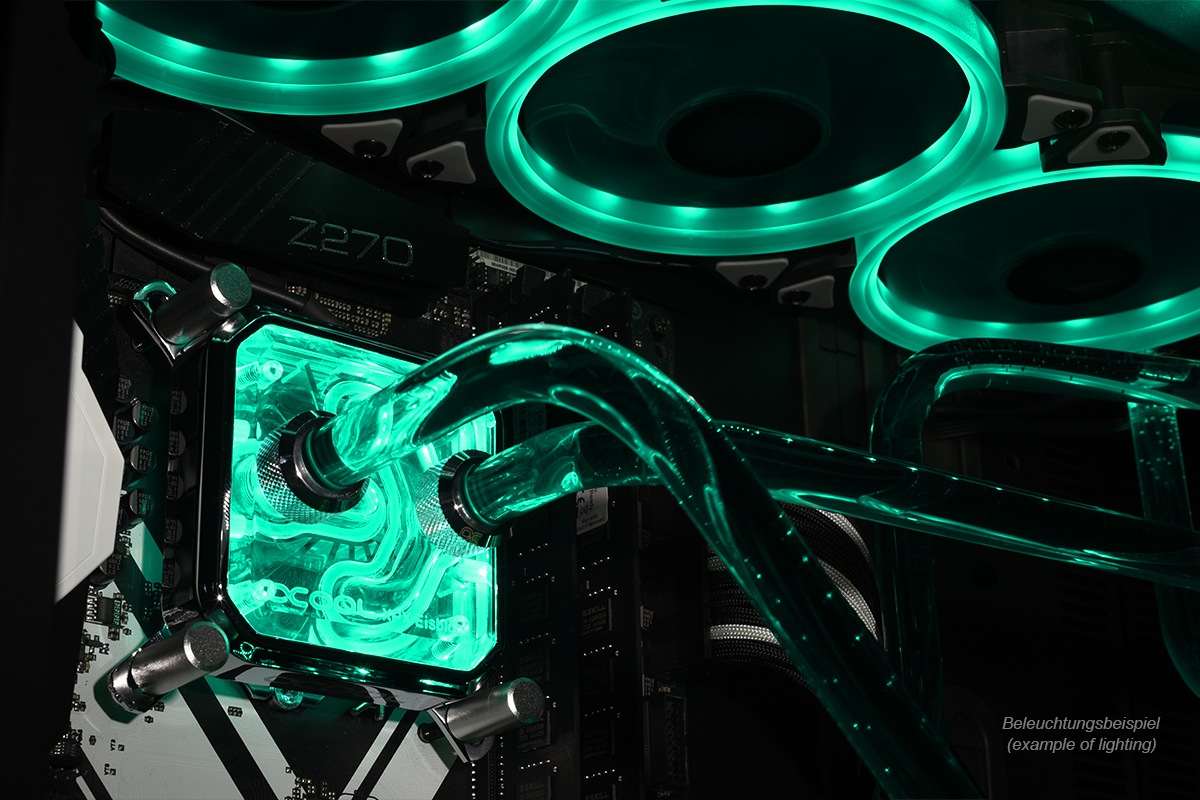 ACool Aurora XPX RGB frame - chrome