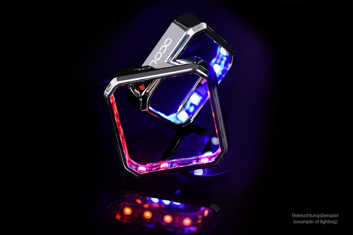 ACool Aurora XPX RGB frame - chrome