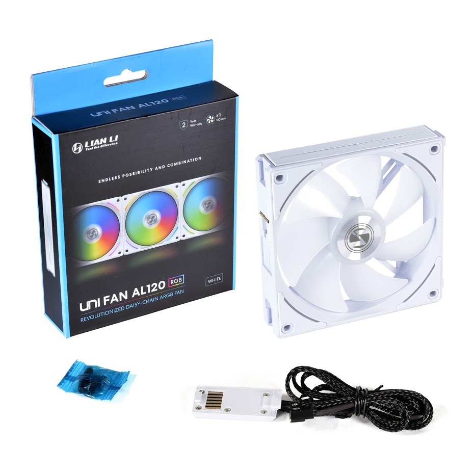 Lian Li UNI FAN AL120 WT 1Pack | PCパーツ,ファン類,12cmファン,4pin 