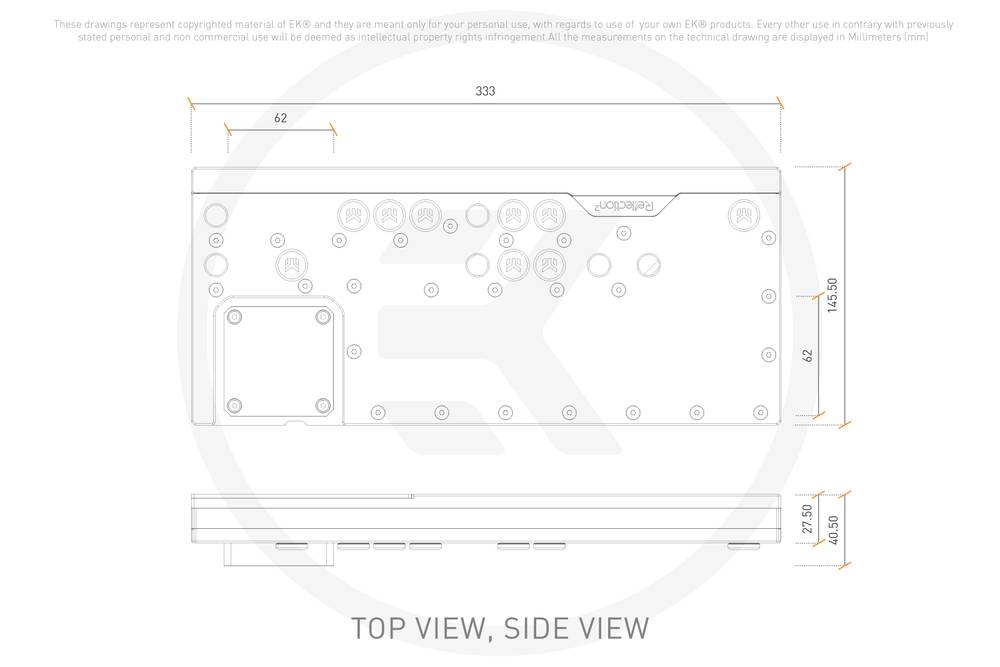 EK WaterBlocks EK-Quantum Reflection2 Torrent DDC 4.2 PWM D-RGB - Plexi