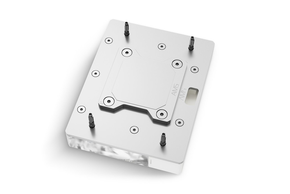 EK WaterBlocks EK-Quantum Velocity2 D-RGB - AM5 White