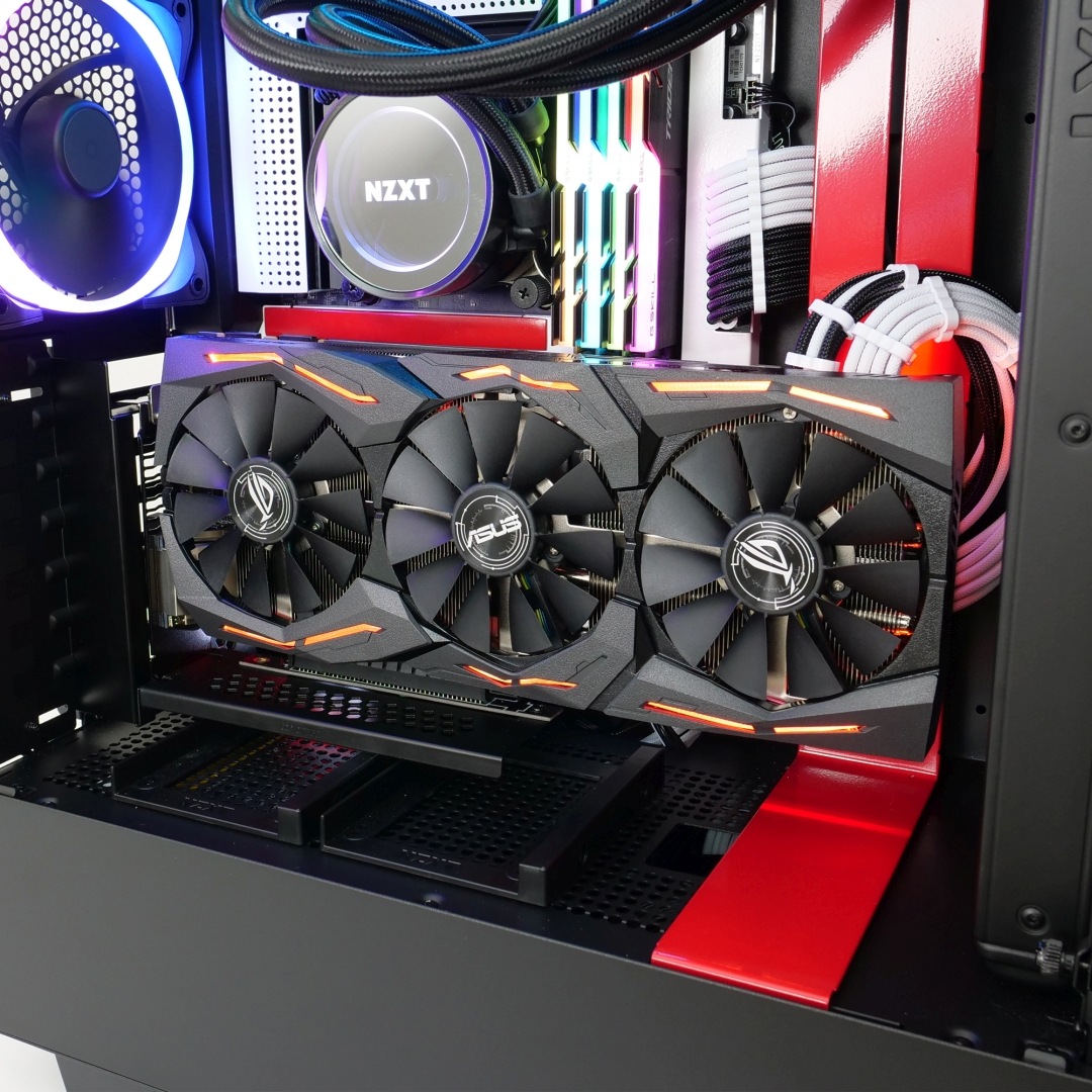 CableMod Vertical PCI-e Bracket - HDMI + DisplayPort - BLACK (CM-VPB-HDK-R)