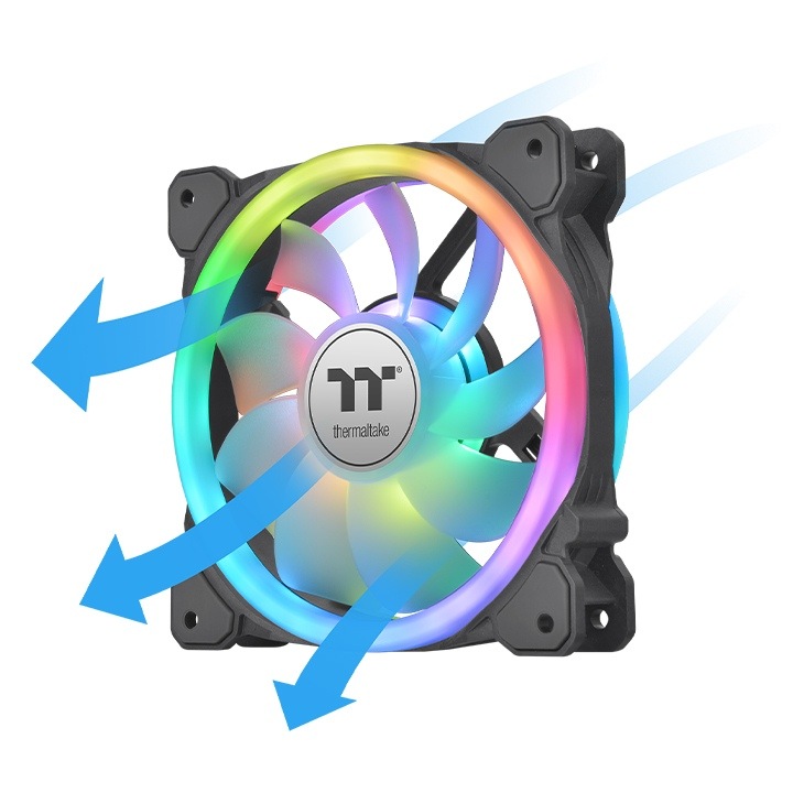 【配信特価】Thermaltake SWAFAN 14 RGB Radiator Fan TT Premium Edition 3Pack (CL-F138-PL14SW-A)