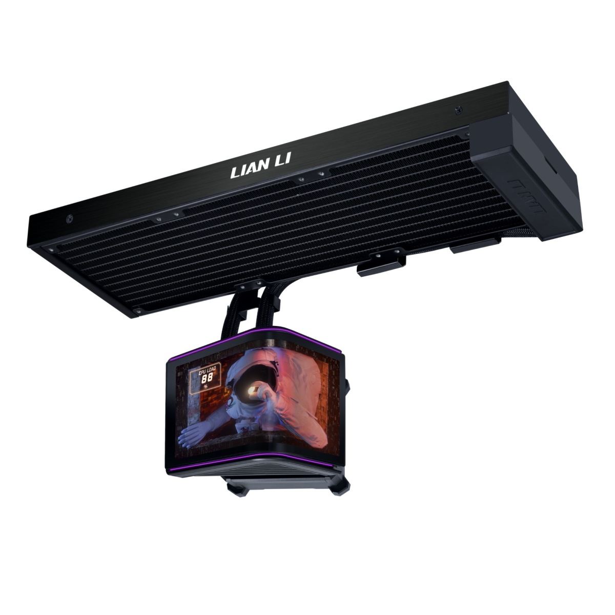�ڼ�󤻾��ʡ�Ǽ���׳�ǧ�� Lian Li HydroShift II OLED CURVED 360 Fanless Black