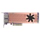 QNAP QM2-2P410G2T 2 x M.2 PCIe Gen4 NVMe SSD & 2 x 10GbEݡȳĥ