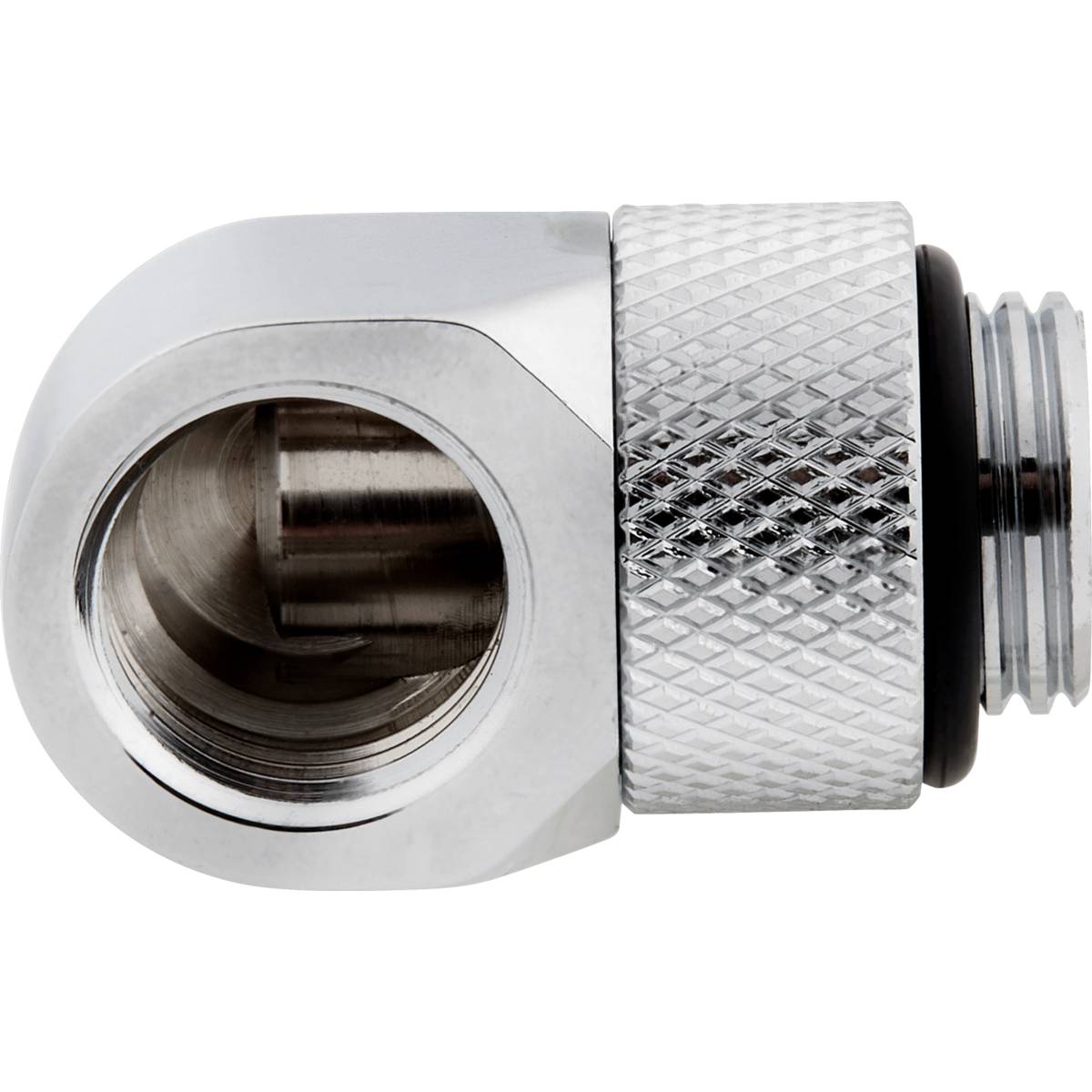 CORSAIR Hydro X Series 90�� Rotary Adapter Twin Pack - Chrome