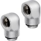 CORSAIR Hydro X Series 90�� Rotary Adapter Twin Pack - Chrome