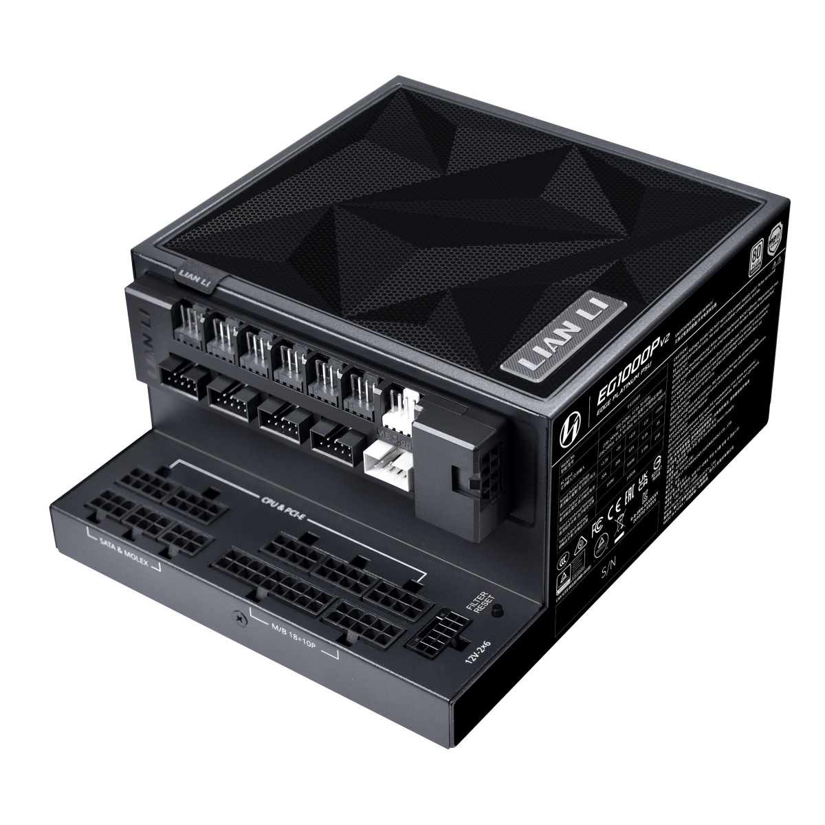 �ڼ�󤻾��ʡ�Ǽ���׳�ǧ�� Lian Li EDGE Platinum V2 1000W with EDGE Hub V2 Black