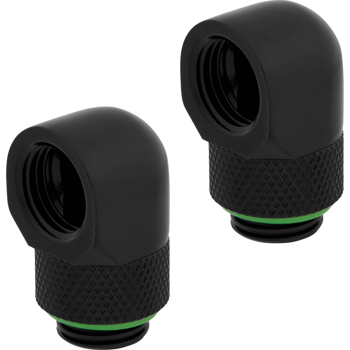 CORSAIR Hydro X Series 90 Rotary Adapter Twin Pack - Black