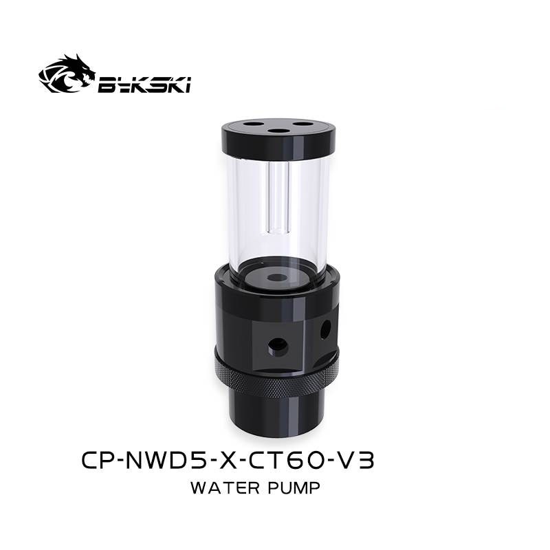 Bykski D5 Pump / 150mm PMMA Reservoir Combo - Black POM Model