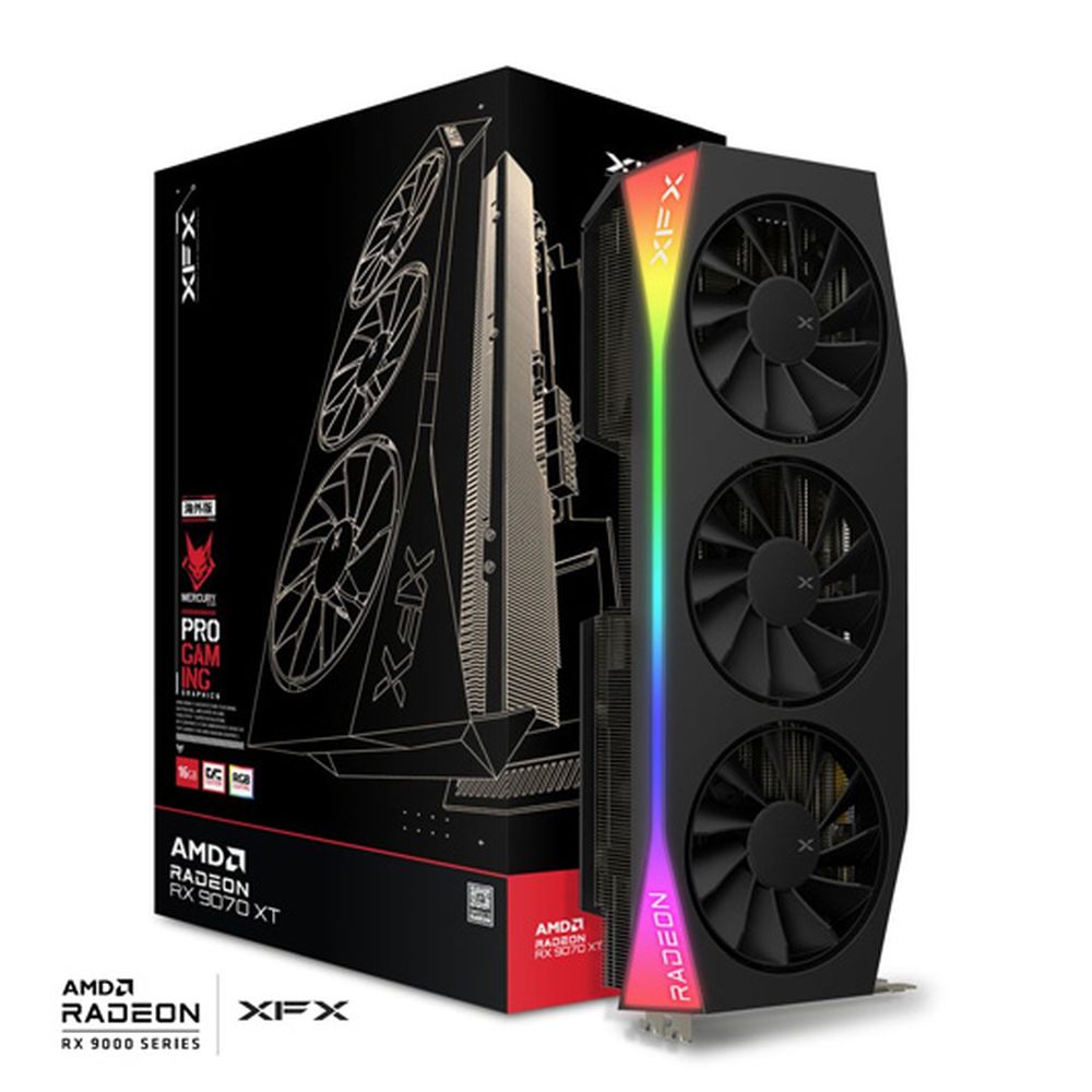 ڼ󤻾ʡǼ׳ǧ XFX Mercury AMD Radeon RX 9070XT OC Gaming Edition with RGB