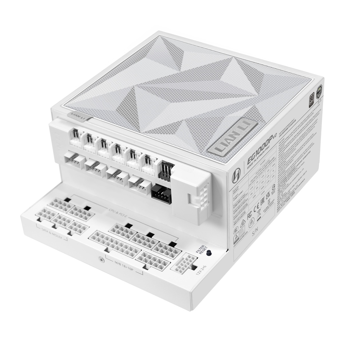 �ڼ�󤻾��ʡ�Ǽ���׳�ǧ�� Lian Li EDGE Platinum V2 1000W with EDGE Hub V2 White